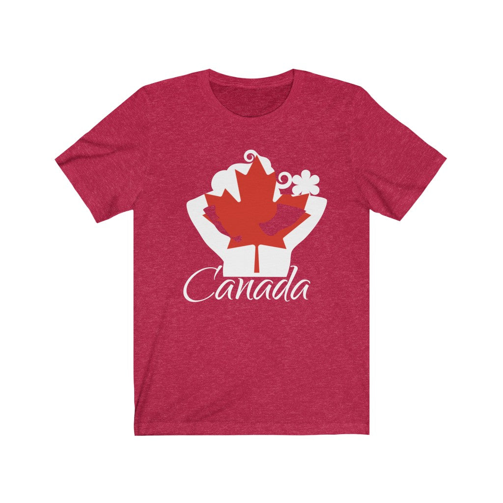 Canada Lady Flag Premium Tee 2 - Unisex