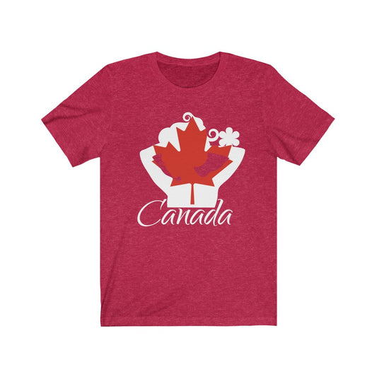 Canada Lady Flag Premium Tee 2 - Unisex