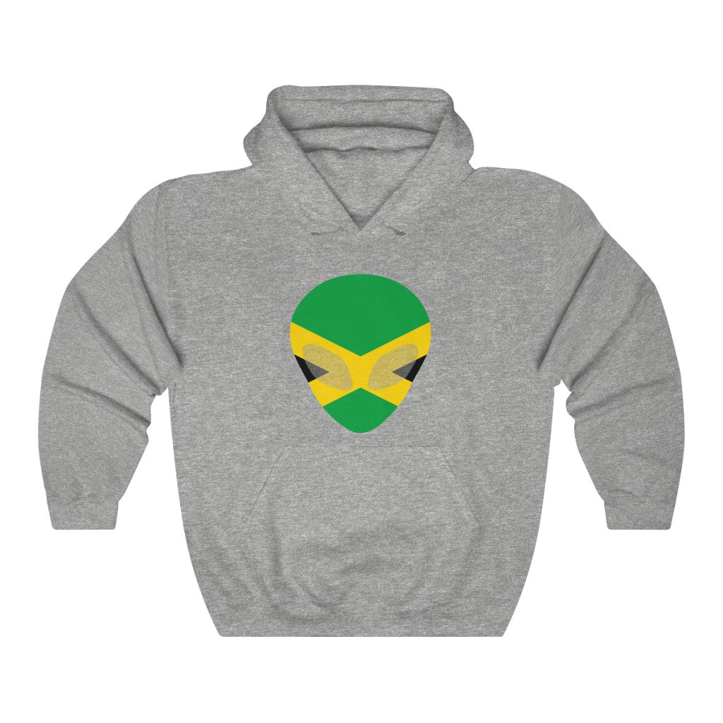 Jamaica Alien Flag Hoodie Sweatshirt - Unisex