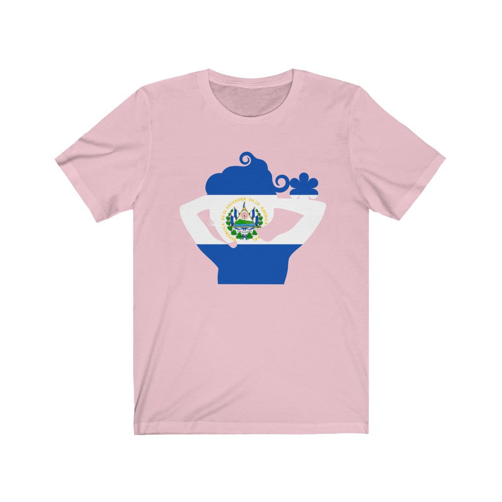 El Salvador Lady Flag Premium Tee - Unisex