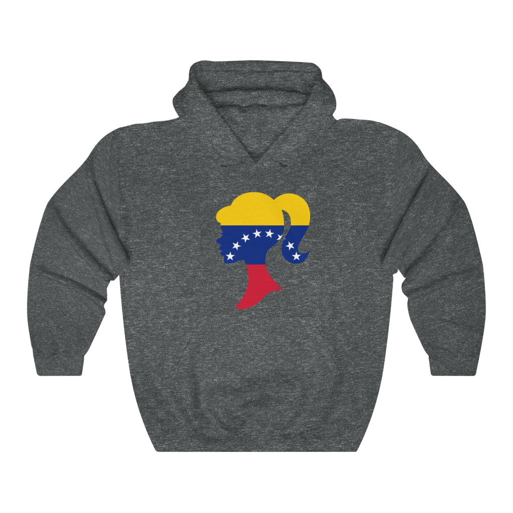 Venezuela Girl Flag Hoodie Sweatshirt - Unisex