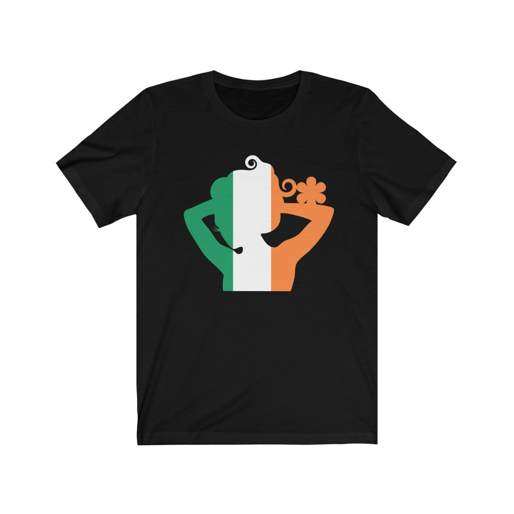 Ireland Lady Flag Premium Tee - Unisex