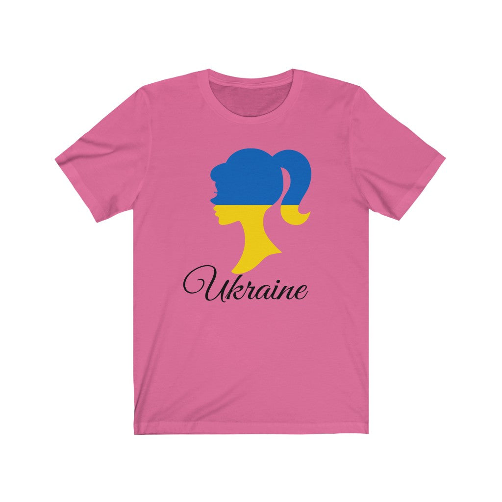 Ukraine Girl Flag Premium Tee 1 - Unisex