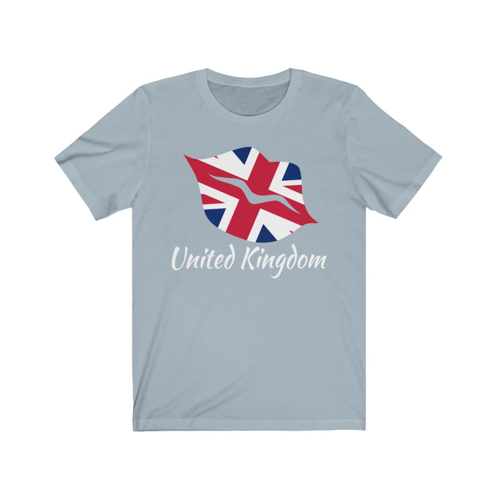 United Kingdom Lips Flag Premium Tee 2 - Unisex