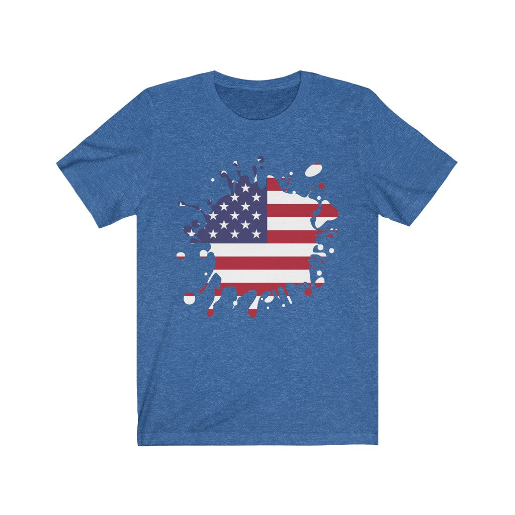 United States of America Splat Flag Premium Tee - Unisex