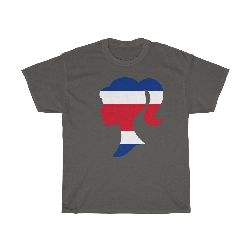 Costa Rica Girl Flag Standard Tee - Unisex