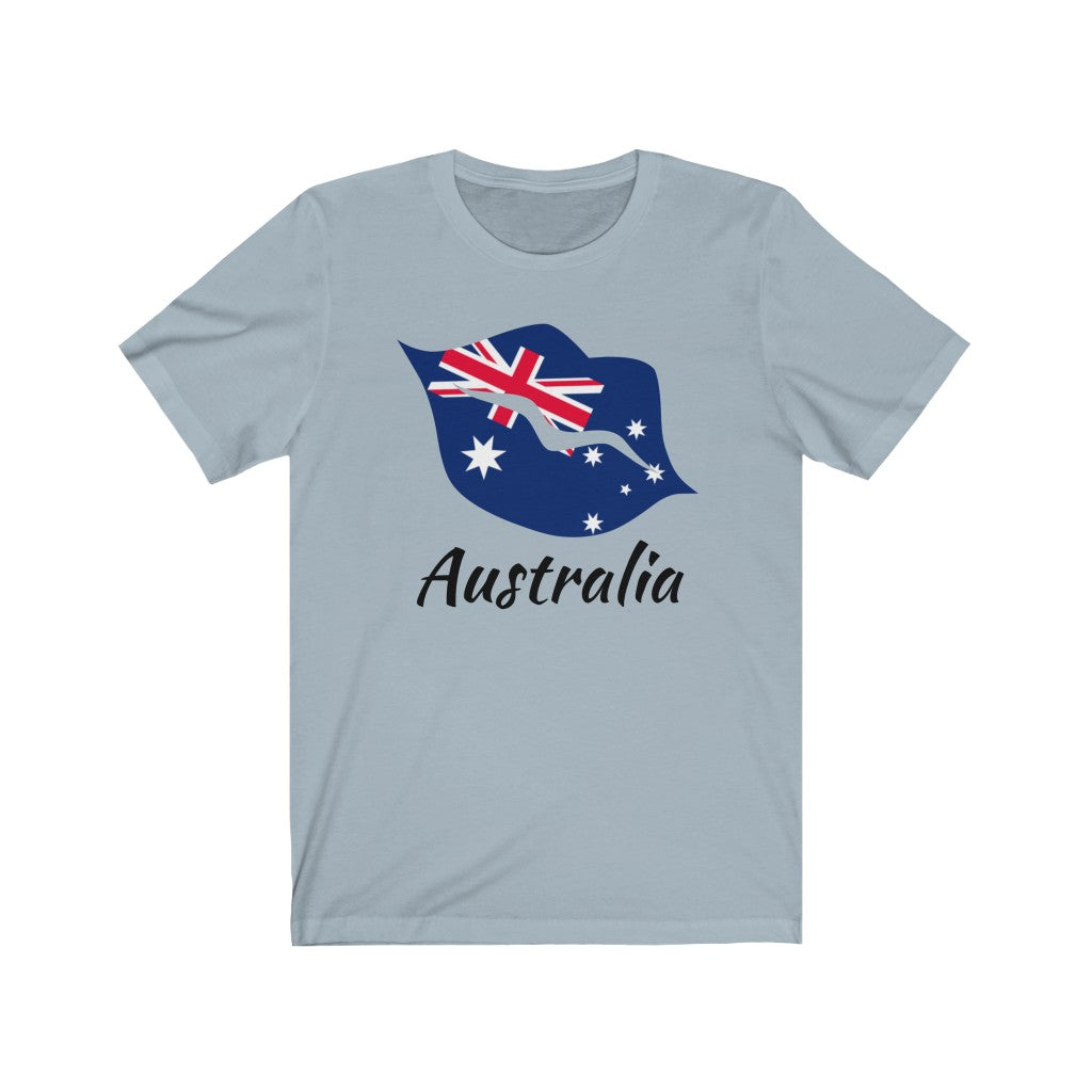 Australia Lips Flag Premium Tee 1 - Unisex