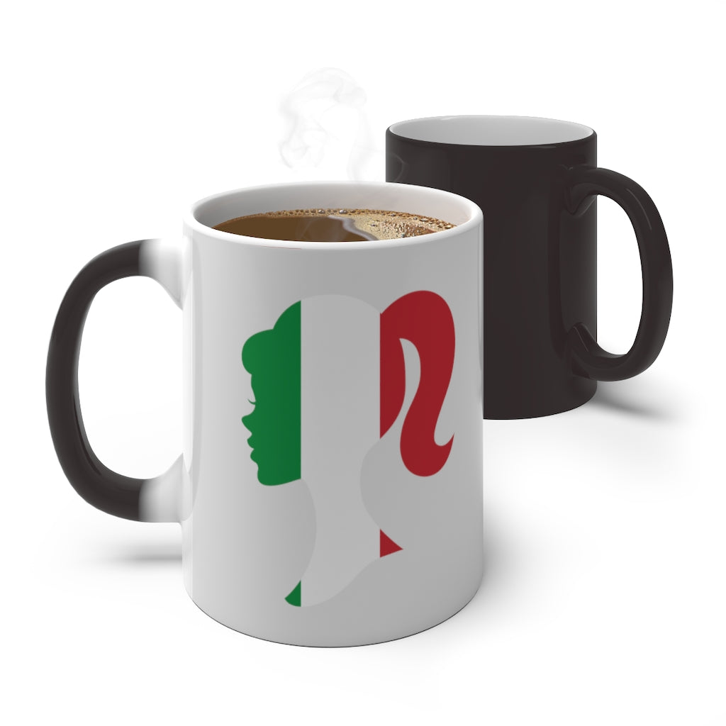 Italy Girl Color Changing Mug