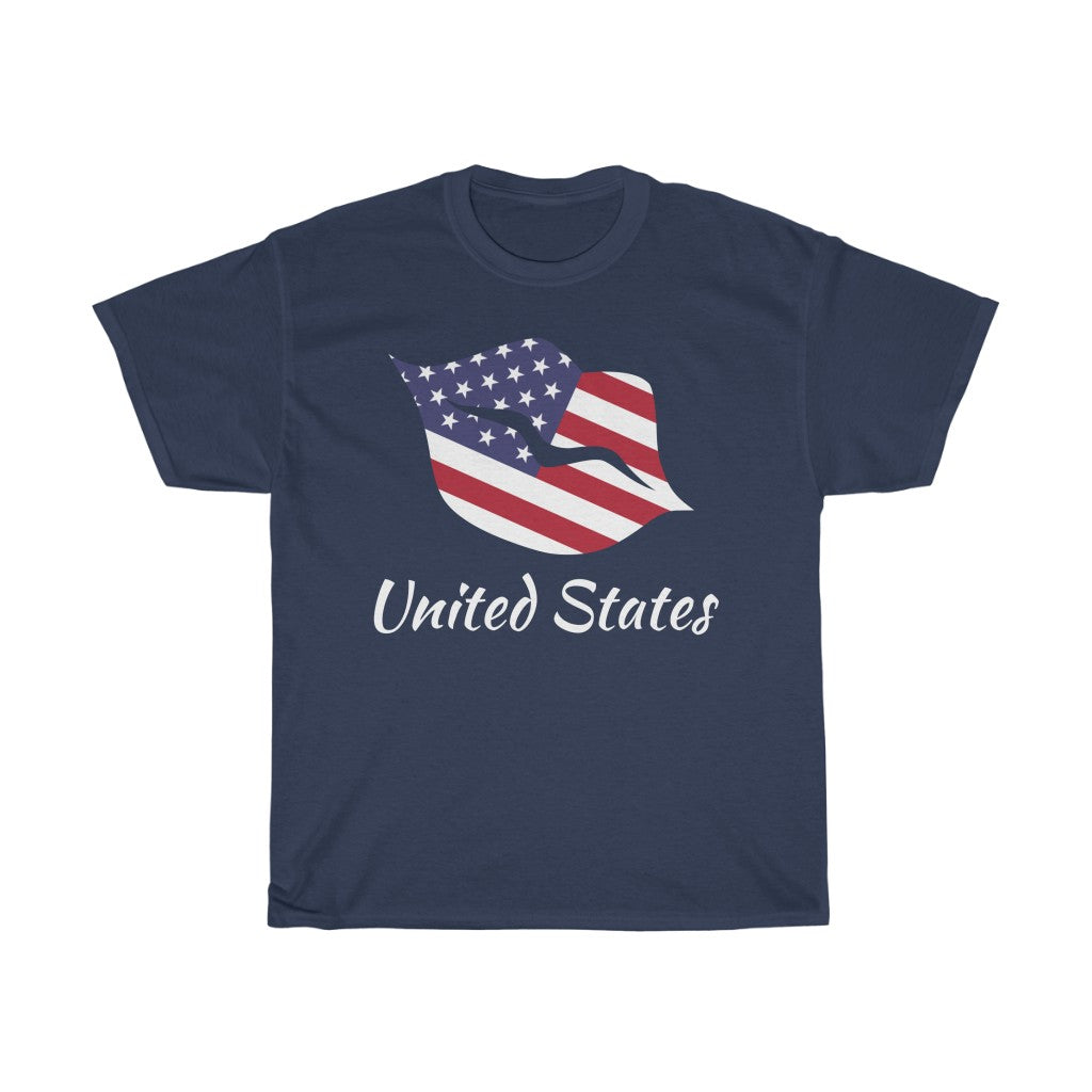 United States of America Lips Flag Standard Tee 2 - Unisex
