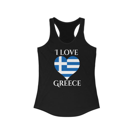 Greece Heart Flag Tank 2 - Women