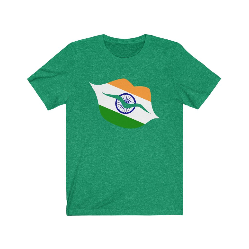 India Lips Flag Premium Tee - Unisex