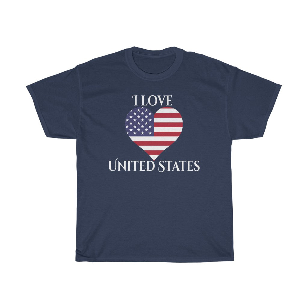 United States of America Heart Flag Standard Tee 2 - Unisex