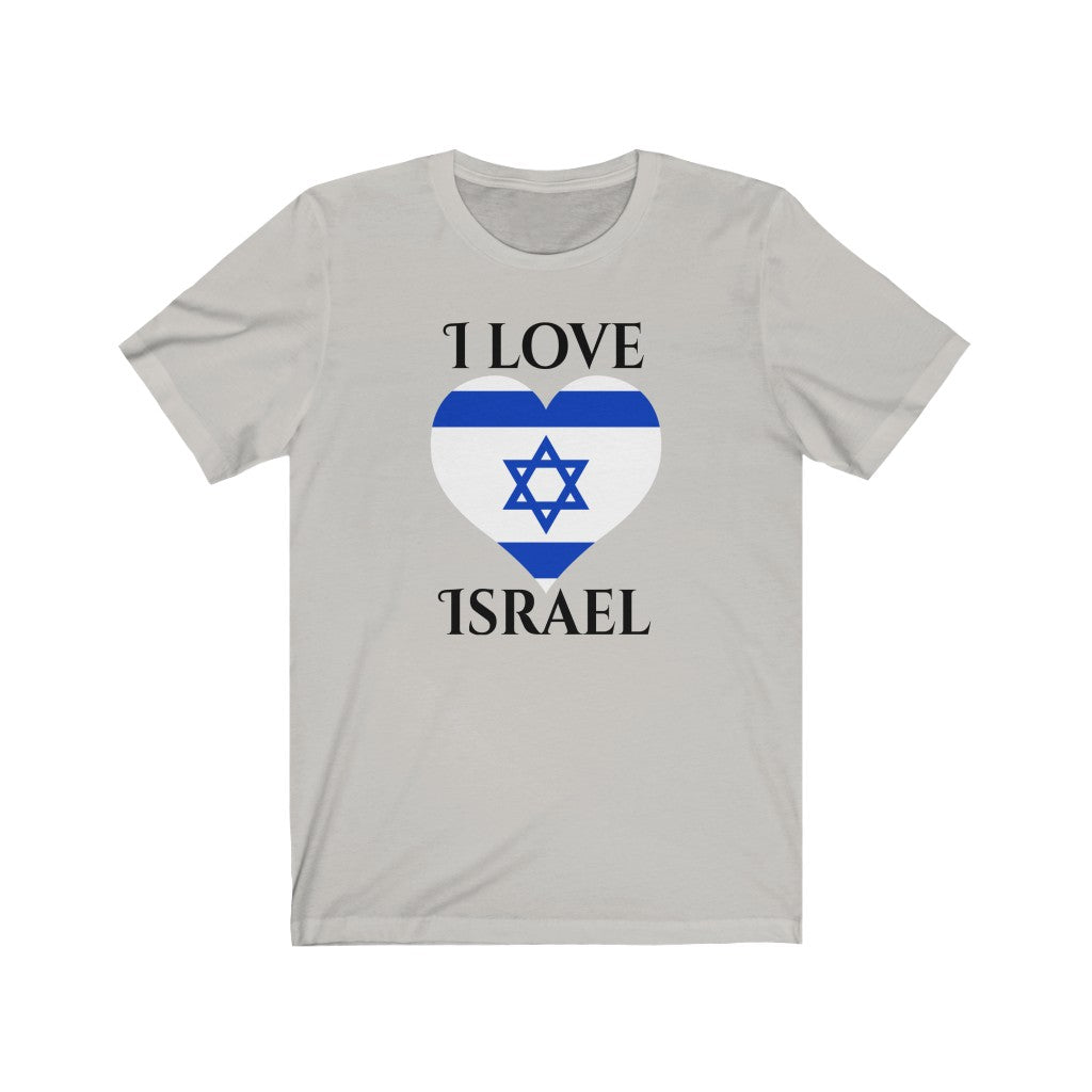 Israel Heart Flag Premium Tee 1 - Unisex
