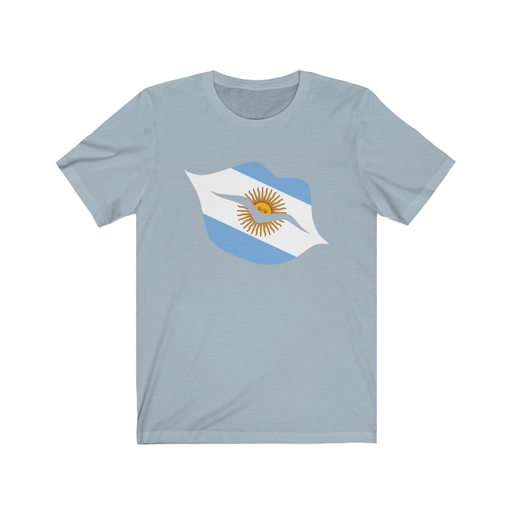 Argentina Lips Flag Premium Tee - Unisex