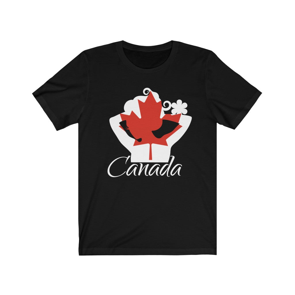 Canada Lady Flag Premium Tee 2 - Unisex