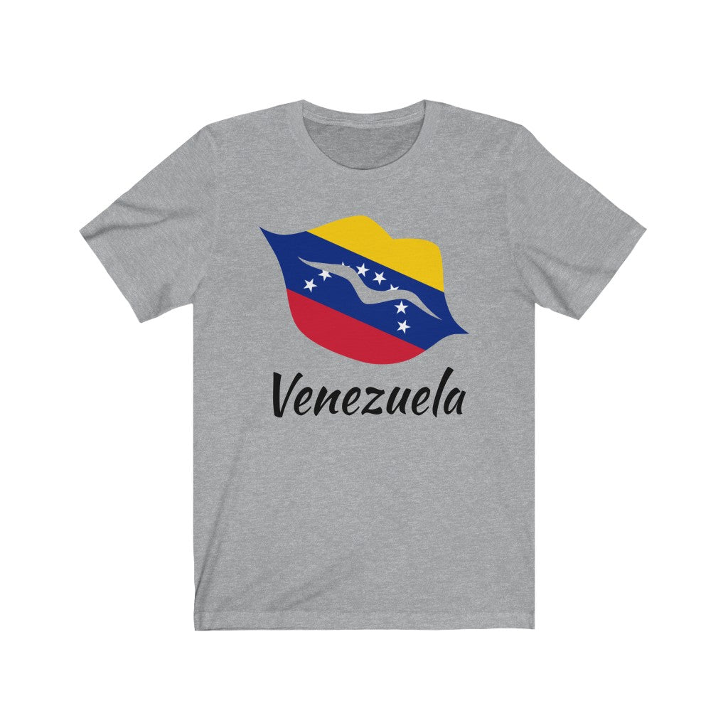 Venezuela Lips Flag Premium Tee 1 - Unisex