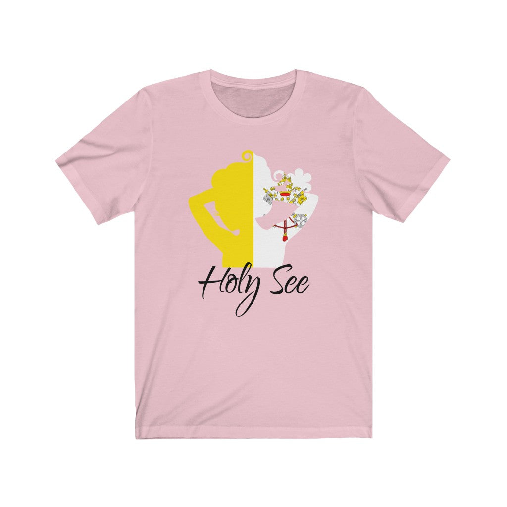 Holy See Lady Flag Premium Tee 1 - Unisex