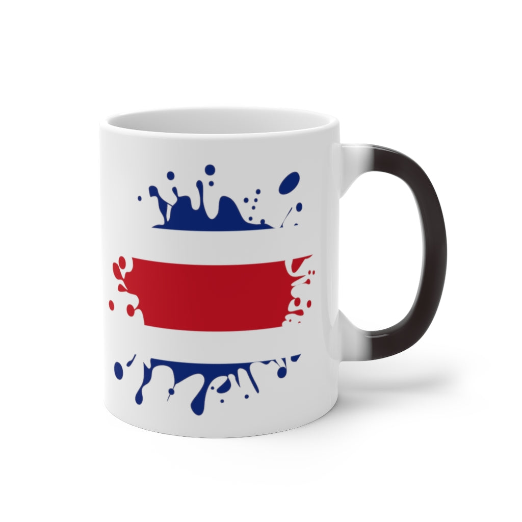Costa Rica Splat Color Changing Mug