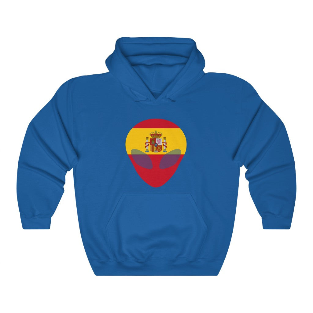 Spain Alien Flag Hoodie Sweatshirt - Unisex