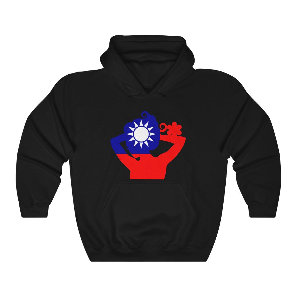 Republic of China - Taiwan Lady Flag Hoodie Sweatshirt - Unisex