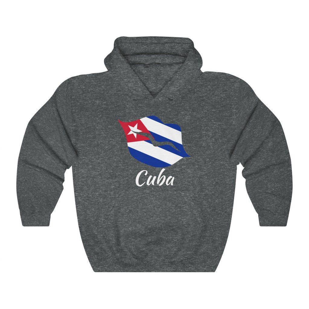Cuba Lips Flag Hoodie Sweatshirt 2 - Unisex