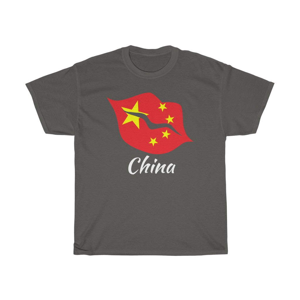China Lips Flag Standard Tee 2 - Unisex