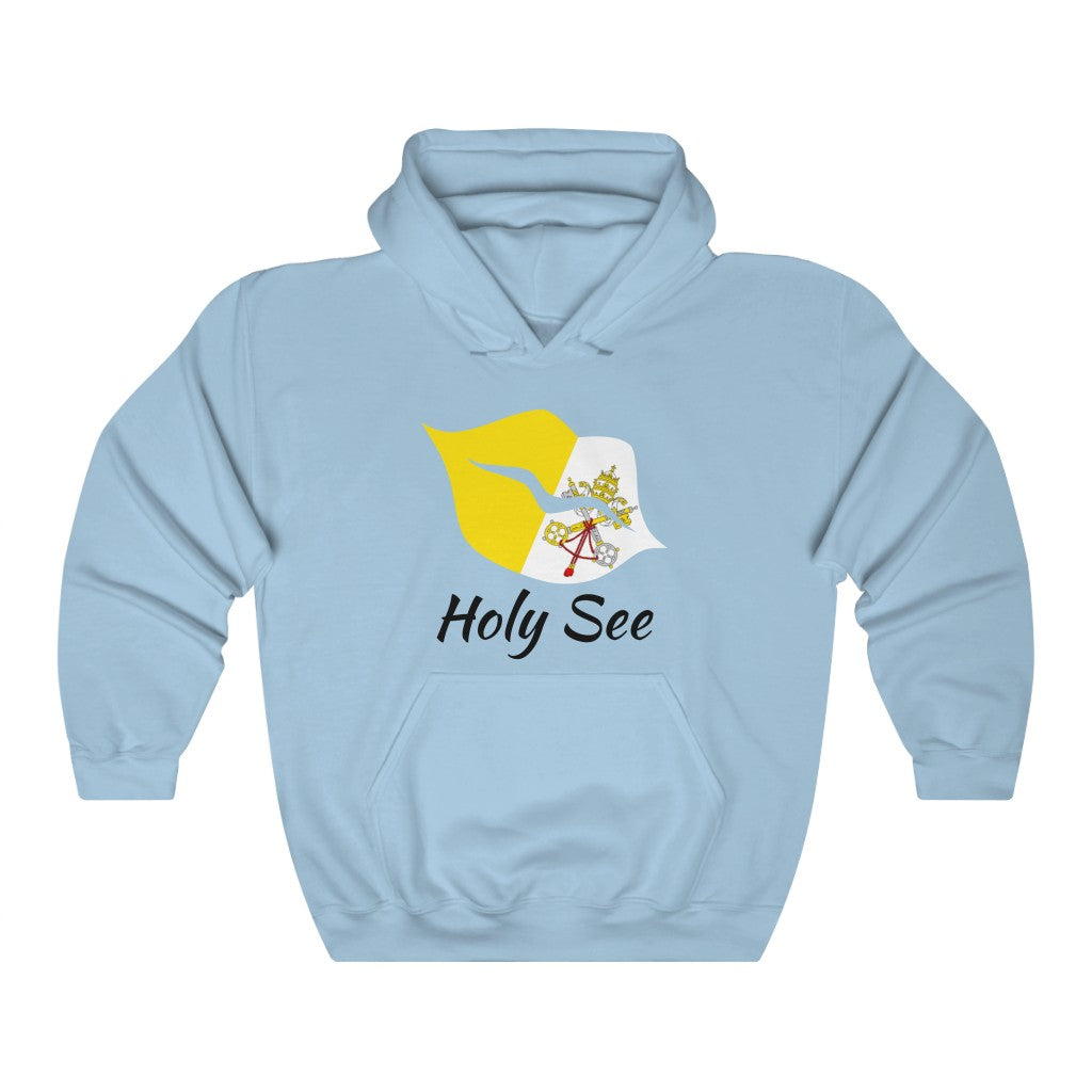 Holy See Lips Flag Hoodie Sweatshirt 1 - Unisex