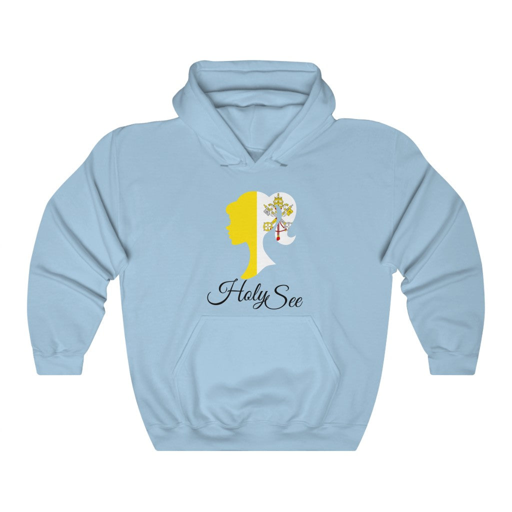 Holy See Girl Heart Flag Hoodie Sweatshirt 1 - Unisex
