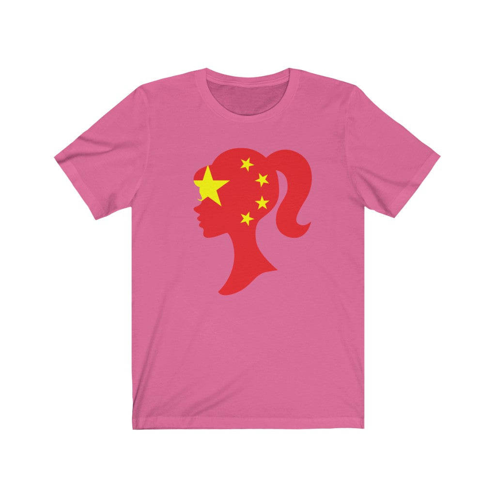 China Girl Flag Premium Tee - Unise