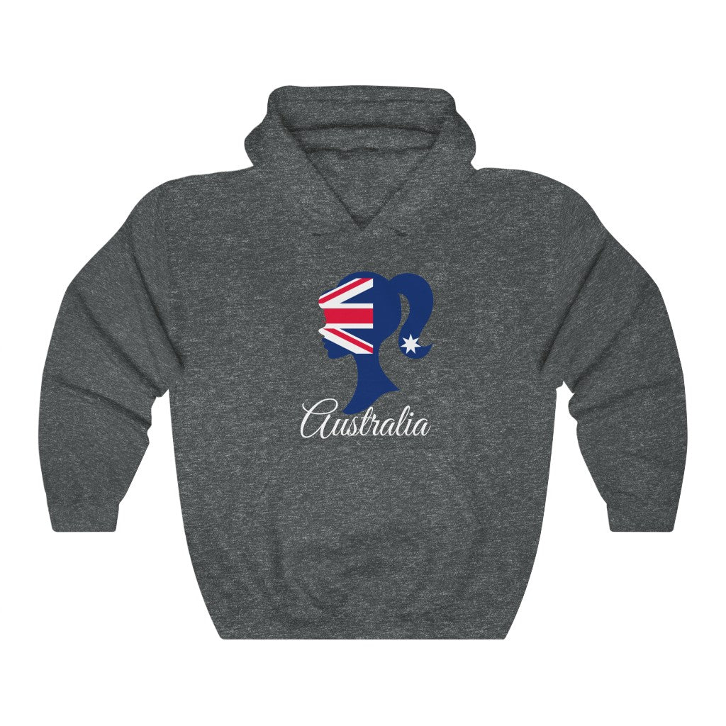 Australia Girl Flag Hoodie Sweatshirt 2 - Unisex