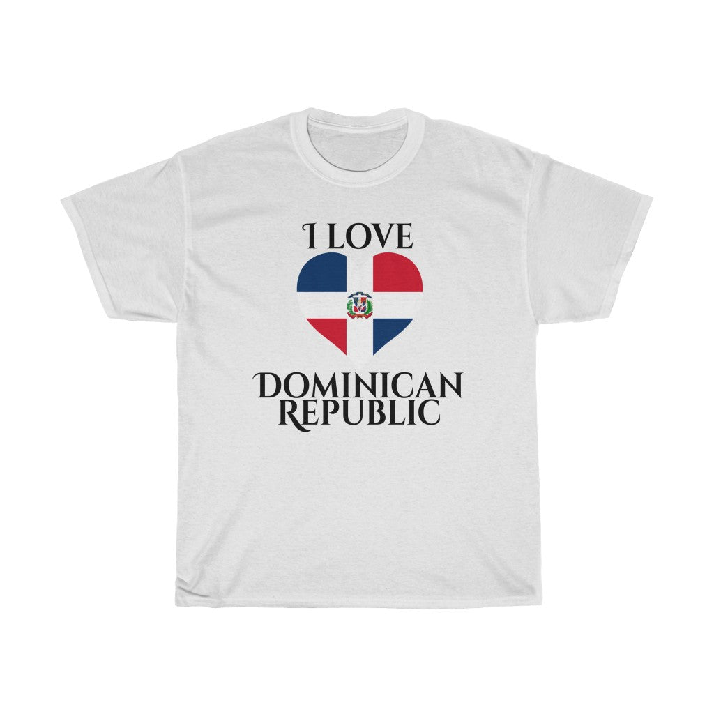 Dominican Republic Heart Flag Standard Tee 1 - Unisex