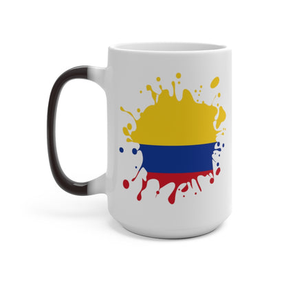 Colombia Splat Color Changing Mug