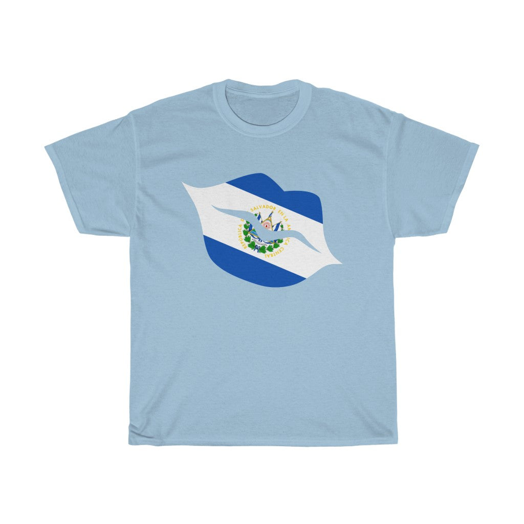 El Salvador Lips Flag Standard Tee - Unisex