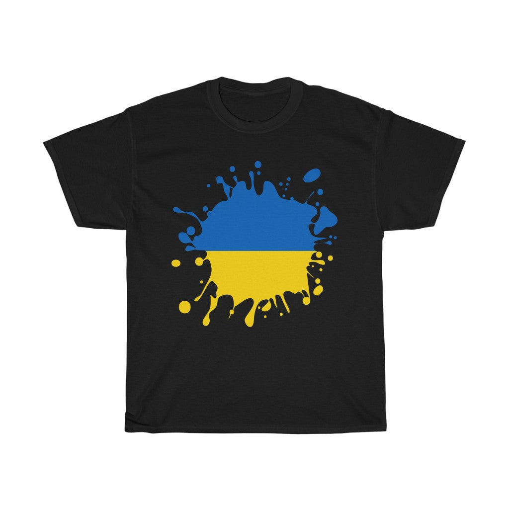 Ukraine Splat Flag Standard Tee - Unisex
