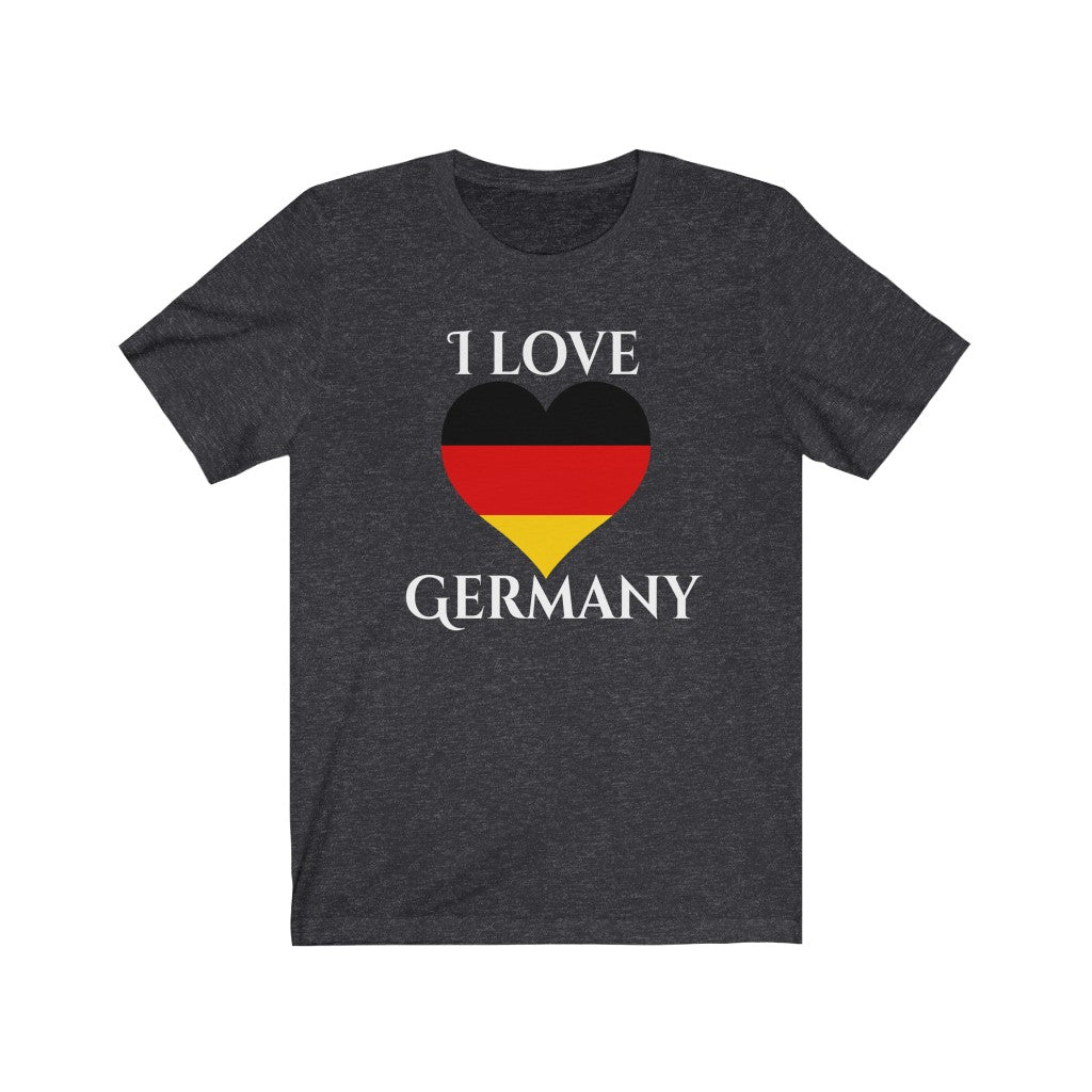 Germany Heart Flag Premium Tee 2 - Unisex