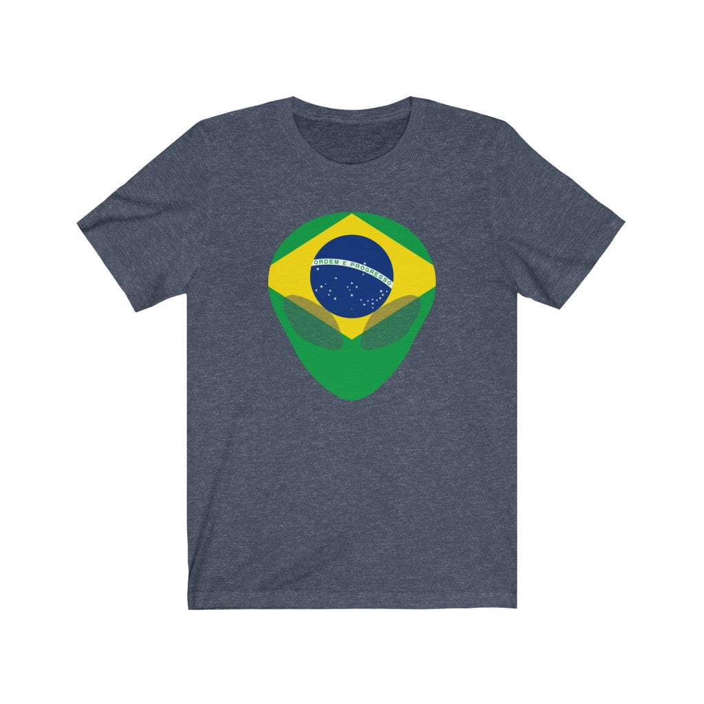 Brazil Alien Flag Premium Tee - Unisex
