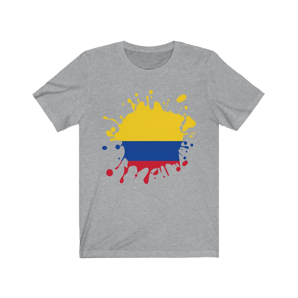Colombia Splat Flag Premium Tee - Unisex