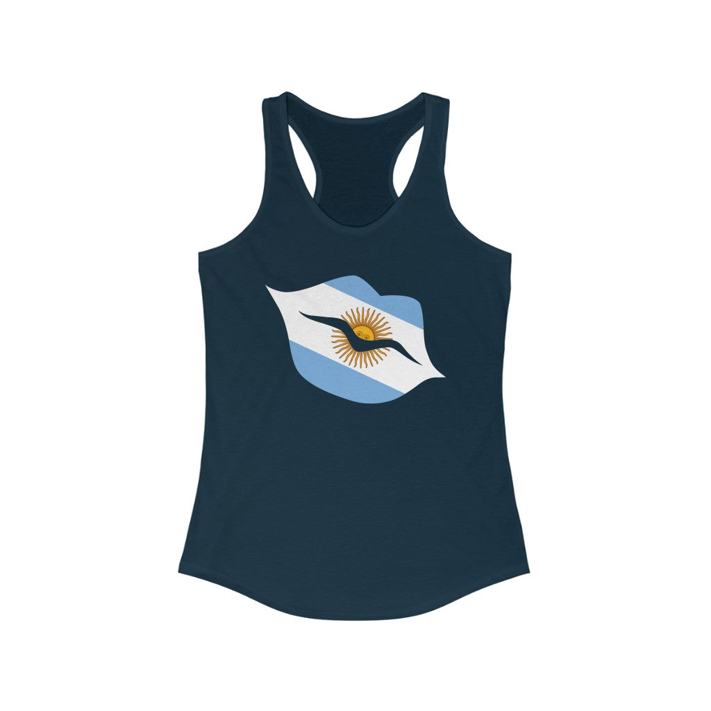 Argentina Lips Flag Tank - Women