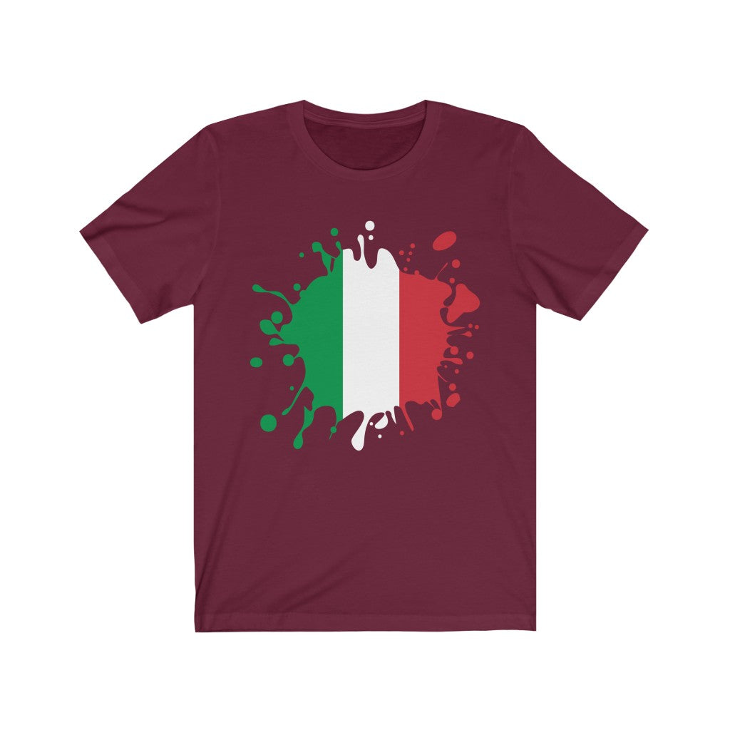 Italy Splat Flag Premium Tee - Unisex