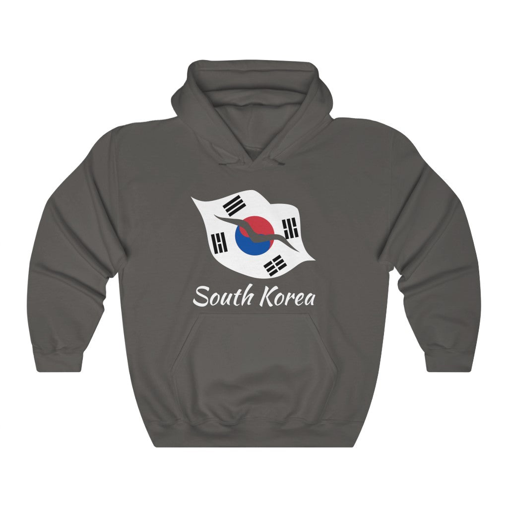 South Korea Lips Flag Hoodie Sweatshirt 2 - Unisex