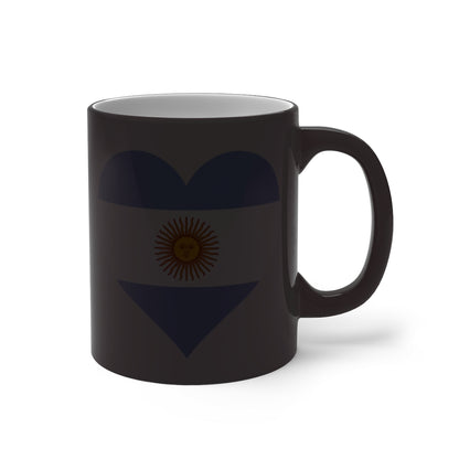 Argentina Heart Color Changing Mug
