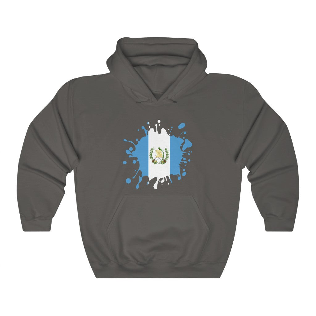 Guatemala Splat Flag Hoodie Sweatshirt - Unisex
