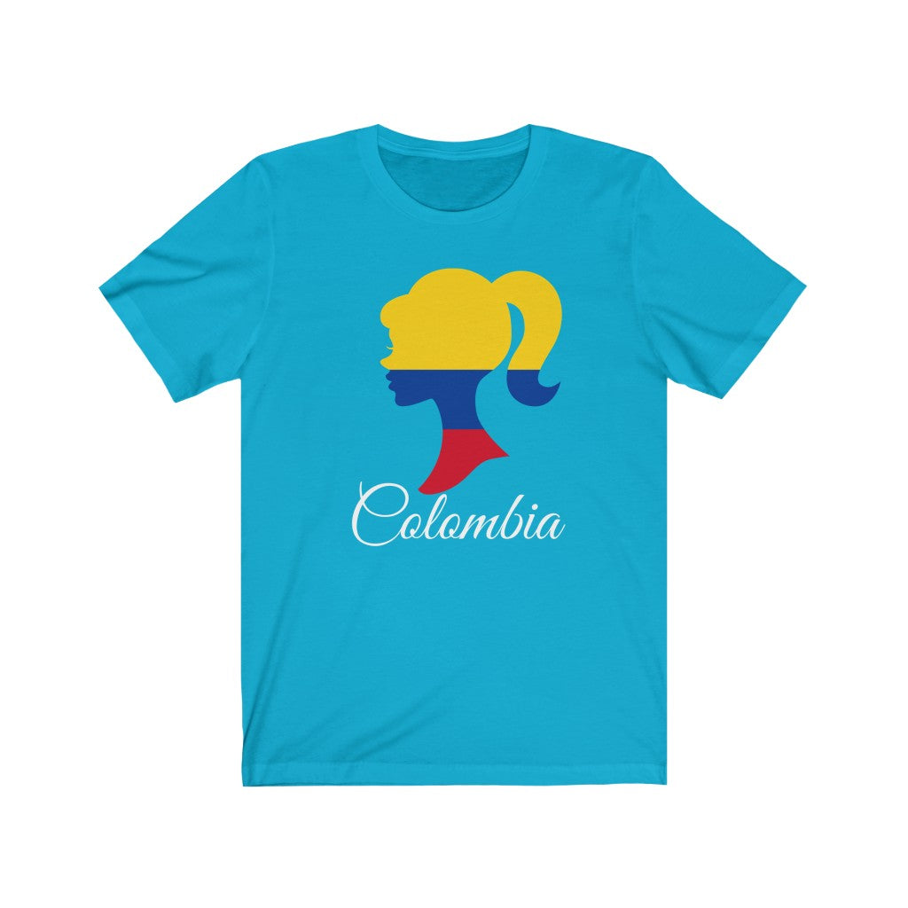 Colombia Girl Flag Premium Tee 2 - Unisex