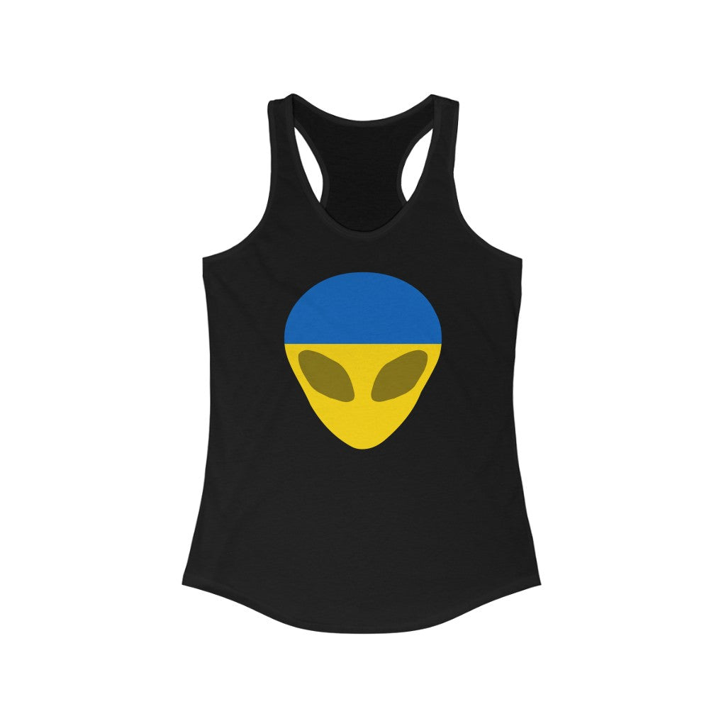 Ukraine Alien Flag Tank - Women