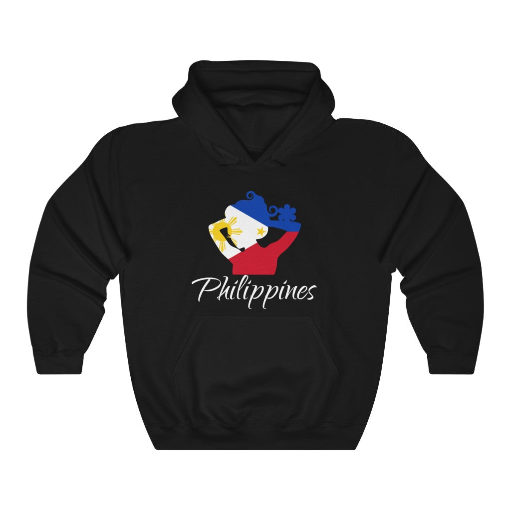 Philippines Lady Flag Hoodie Sweatshirt 2 - Unisex