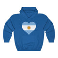 Argentina Heart Flag Hoodie Sweatshirt - Unisex