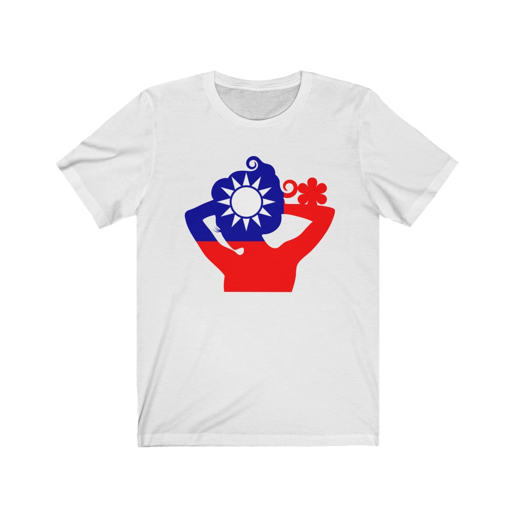Republic of China - Taiwan Lady Flag Premium Tee - Unisex