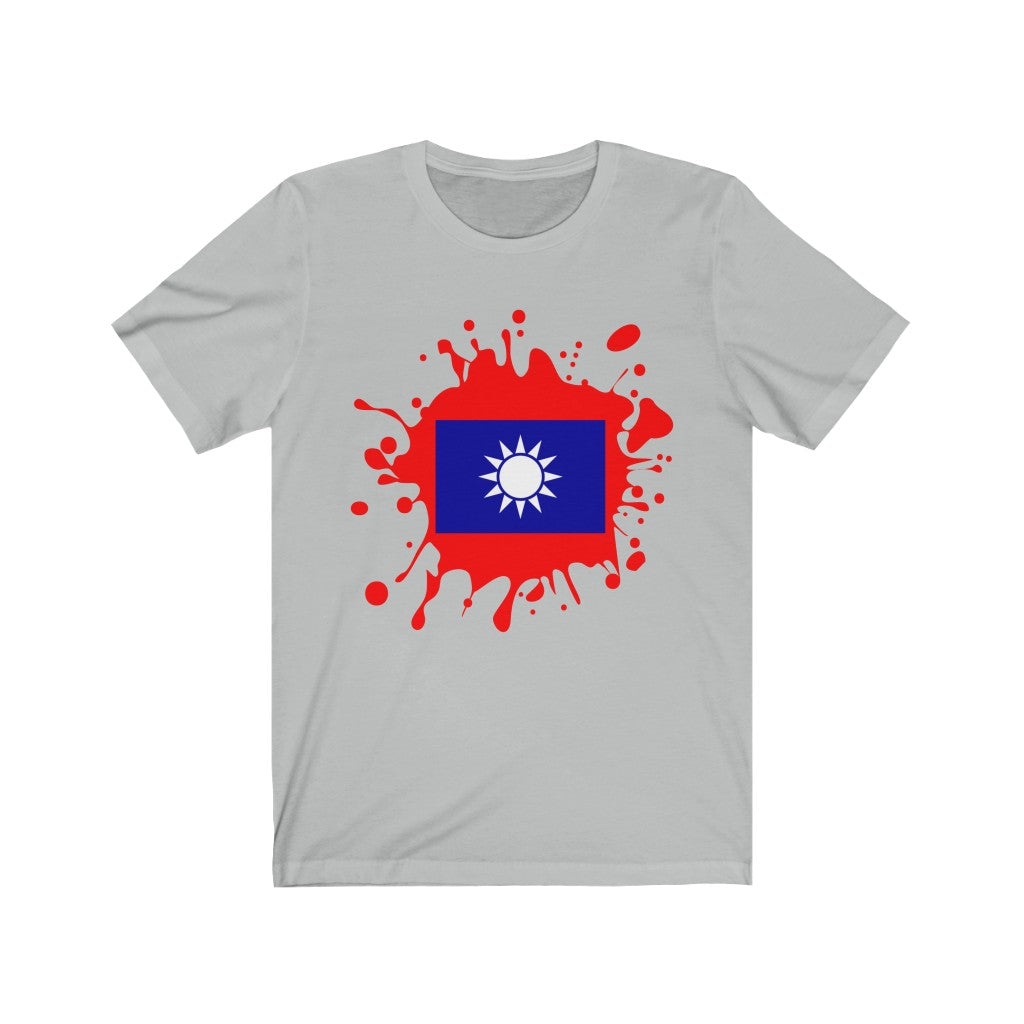 Republic of China (Taiwan) Splat Flag Premium Tee - Unisex