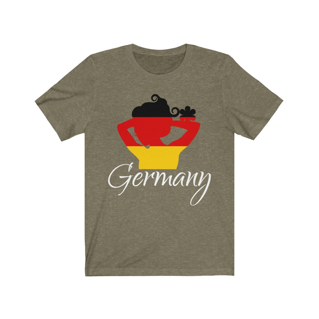 Germany Lady Flag Premium Tee 2 - Unisex