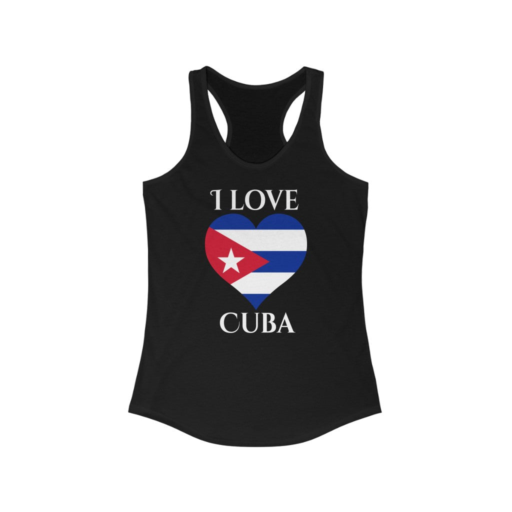 Cuba Heart Flag Tank 2 - Women